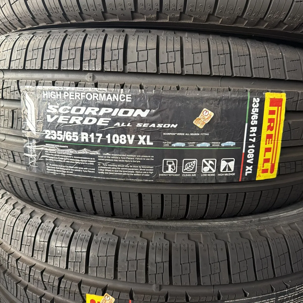 PIRELLI (S-VEAS) SCORPION VERDE ALL SEASON 235/65/17 外匯落地胎